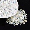 Transparent Colours Rainbow Glass Seed Beads SEED-Q042-01A-E01-1