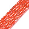Electroplate Glass Beads Strands LS-EGLA-A044-P1mm-B03-1