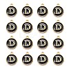 Golden Plated Alloy Charms LS-X-ENAM-S118-02D-2