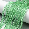 Transparent Glass Beads Strands GLAA-F029-2mm-24-4
