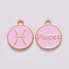 Alloy Enamel Pendants ENAM-S124-01B-09H-1