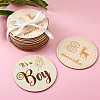 Basswood Milestone Cards WOOD-TA0001-41B-12