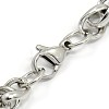 Tarnish Resistant Trendy 304 Stainless Steel Wheat Chain Bracelets LS-STAS-A028-B003P-2