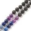 7 Chakra Buddhist Necklace NJEW-JN03895-03-6