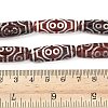 Rice Shape Tibetan Style dZi Beads Strands G-A269-A24-01-5