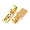 Tibetan Style Alloy Glue-on Flat Pad Bails LS-TIBE-4710-AG-NR-2