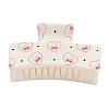 Plastic Printed Claw Hair Clips PHAR-K007-03B-1