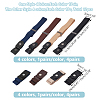 WADORN 12Pcs PU Leather Elastic Invisible Belt FIND-WR0010-33-2