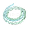 Transparent Painted Glass Beads Strands LS-DGLA-A034-T3mm-A16-5