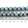 Handmade Gold Sand Lampwork Beads Strands LAMP-P062-01E-5
