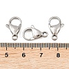 Non-Tarnish 316 Surgical Stainless Steel Lobster Claw Clasps X-STAS-316-FL15A-4