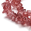 Transparent Crackle Glass Beads Strands GLAA-U004-01I-3