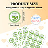 5 Sheets Round Dot PVC Waterproof Decorative Sticker Labels DIY-WH0481-17-2