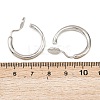 Brass Clip-on Earring Findings KK-F921-08B-P-3