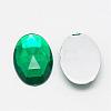 Acrylic Rhinestone Flat Back Cabochons GACR-Q011-30x40-12-2