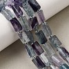 Natural Fluorite Beads Strands GG-CBA8682-A01-1