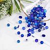 18 Style Blue Glass Beads GLAA-PH0007-08-4