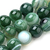 Natural Striped Agate/Banded Agate Beads Strands G-S259-04E-10mm-1