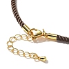 Nylon Milan Cord Necklace Making MAK-M028-01G-10-3