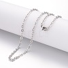 Non-Tarnish 304 Stainless Steel Necklace MAK-G004-03P-1