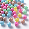 Opaque Acrylic Beads X-MACR-S370-C8mm-M1-1
