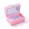 Lady Bag with Bear Shape Velvet Jewelry Boxes X-VBOX-L002-E03-4