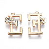 Brass Pendants KK-Q768-001G-E-2