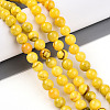 Natural Persian Jade Beads Strands G-A255-A02-01I-1