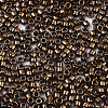 Electroplate Glass Seed Beads X-SEED-S042-01B-02-3