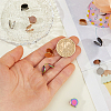 10Pcs 5 Colors 304 Stainless Steel Cuff Earrings EJEW-HS0001-34B-3