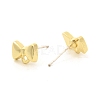 Alloy Stud Earrings Findings PALLOY-F278-06G-2