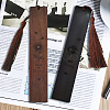 CRASPIRE 1 set Rosewood & African Blackwood Bookmarks Set AJEW-CP0001-78A-6