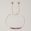 Natural Birthstone Braided Bead Bracelets for Women X-VA8051-7-1