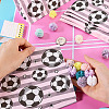 15Pcs Football Print Paper Cady Bags ABAG-TA0002-33A-6