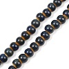 Handmade Fancy Antique Glazed Porcelain Ceramic Round Beads Strands PORC-L019-6mm-07A-2