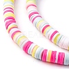 Handmade Polymer Clay Beads Strands CLAY-R089-6mm-T02B-05-3