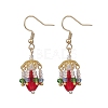 Glass Lantern Dangle Earrings EJEW-MZ00629-3