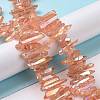 Natural Quartz Crystal Points Beads Strands G-K181-B23-4