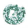 Transparent Baking Paint Glass Beads Strands DGLA-N009-10mm-06-3