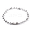 Non-Tarnish 304 Stainless Steel Ball Chain Necklaces for Women NJEW-G135-01A-P-1