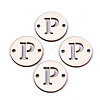 Unfinished Natural Poplar Wood Links Connectors WOOD-S045-140B-01P-1