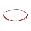 Adjustable Waxed Cotton Cord Bracelets BJEW-JB04206-01-3