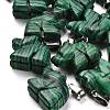 Synthetic Malachite Pendants G-B127-02P-01-1