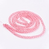 Spray Painted Crackle Glass Beads Strands CCG-Q001-4mm-03-2