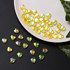 100Pcs Eco-Friendly Transparent Acrylic Beads TACR-YW0001-07E-7