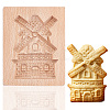 Beech Wood Cookie Molds AJEW-WH0083-59C-1