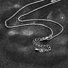 Long-Lasting Plated Brass Curb Chain Necklaces NJEW-K112-07P-NF-1