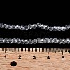 Electroplate Transparent Glass Beads Strands X-EGLA-A035-T3mm-A19-4