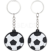 20Pcs Sports Series Silicone Keychains KEYC-SC0002-01A-7