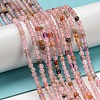 Natural Rutilated Quartz Beads Strands G-A097-B14-03-2